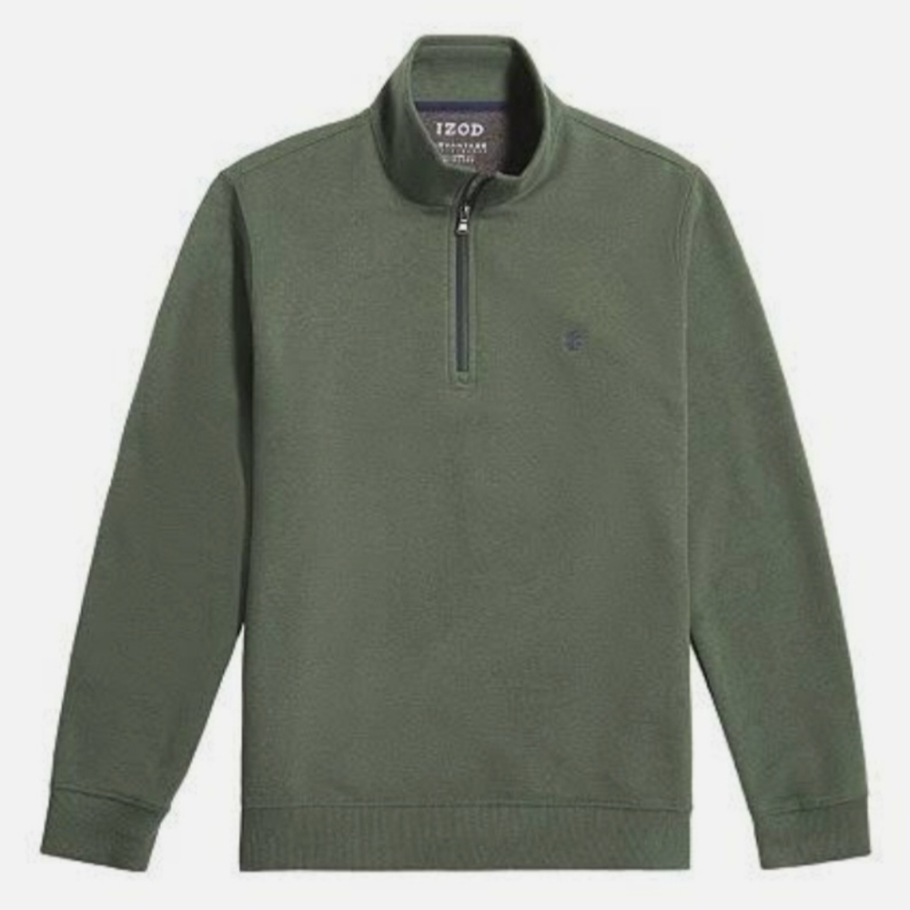 Mens Izod Half Zip Sweater Size XL